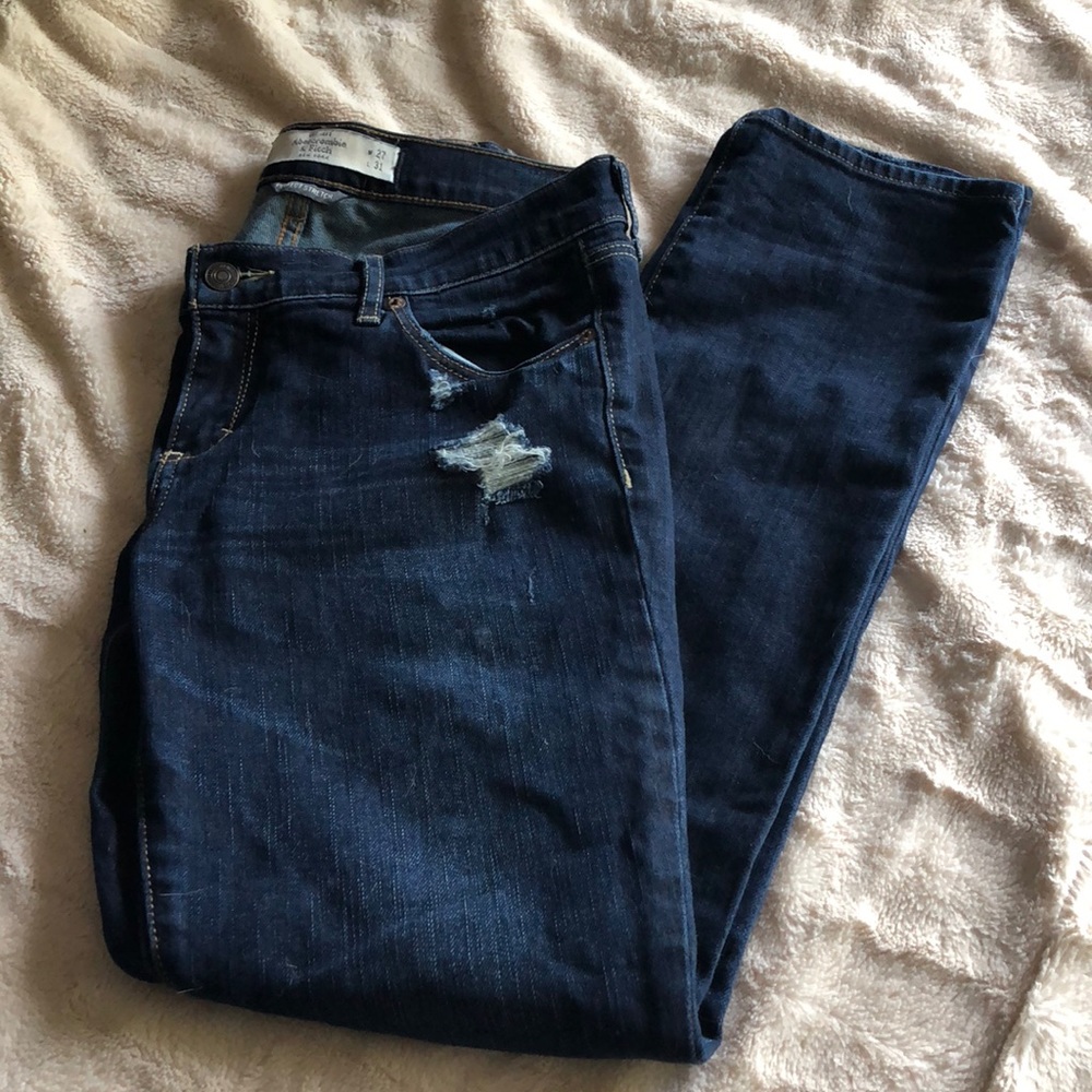 Distressed A&F Jeans